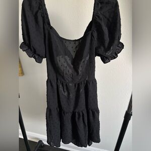 shein backless bow dress